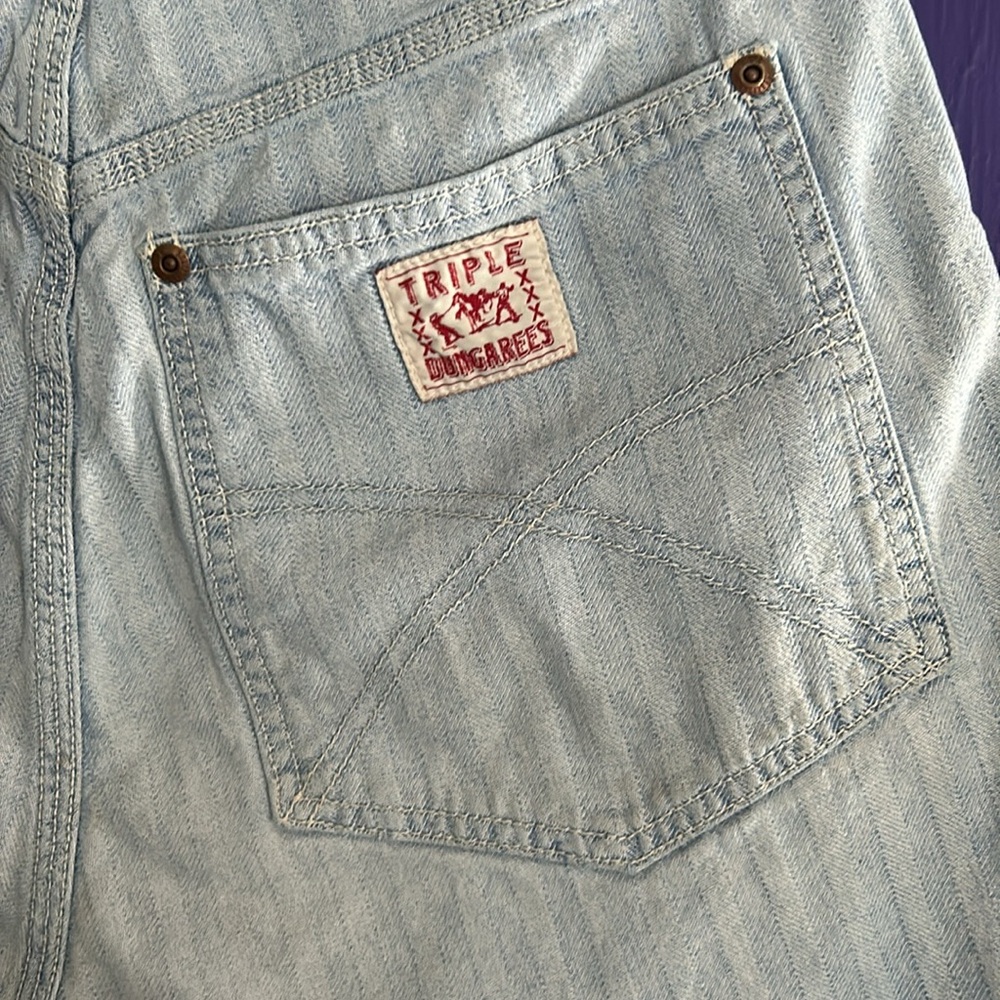 Rare Vintage Triple XXX Dungarees